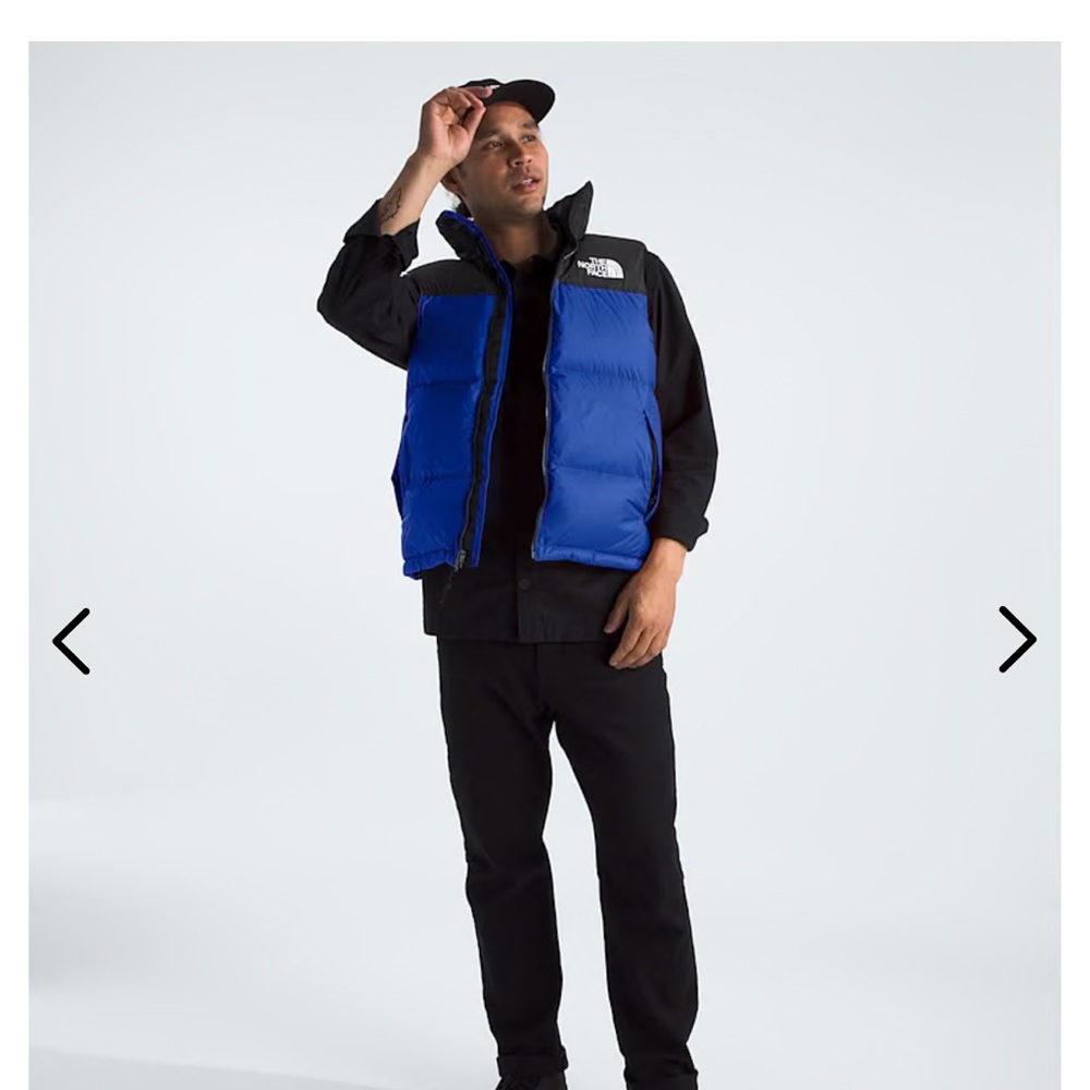 North face puffer vest
